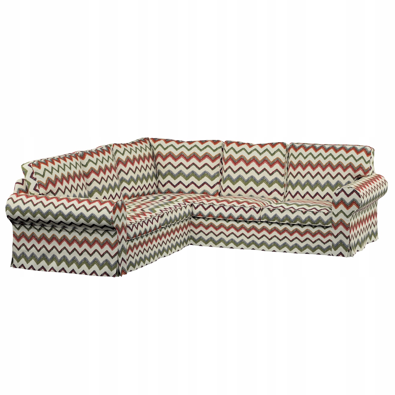 Potah na rohovou pohovku Ektorp Ikea zelený