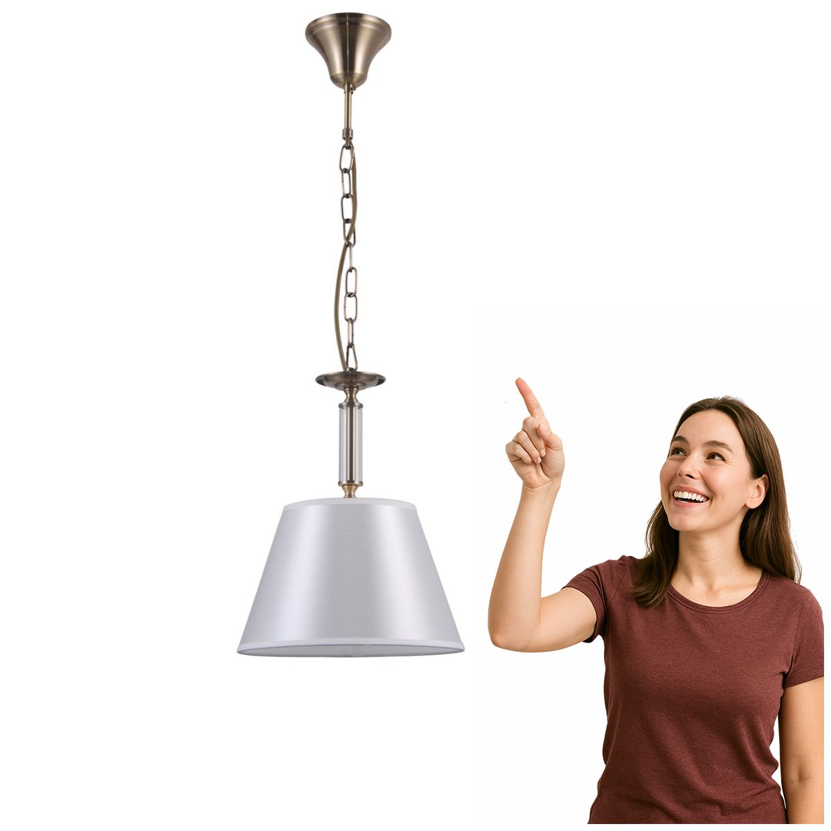 Závěsná lampa Solana PND-28366-1 Italux