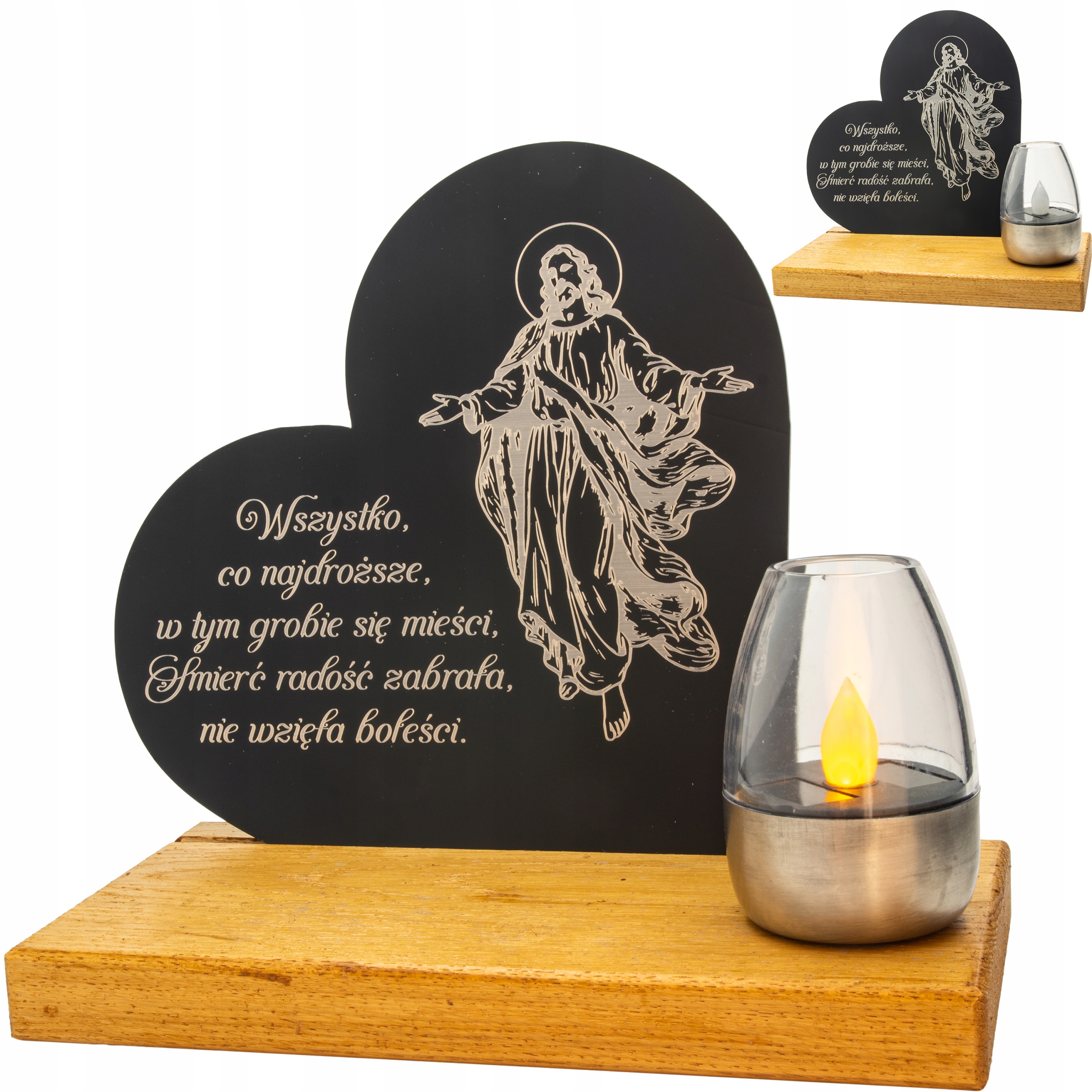 Solární Hřbitovní Svíčka Soška Na Hřbitov Velký Hrob Dub