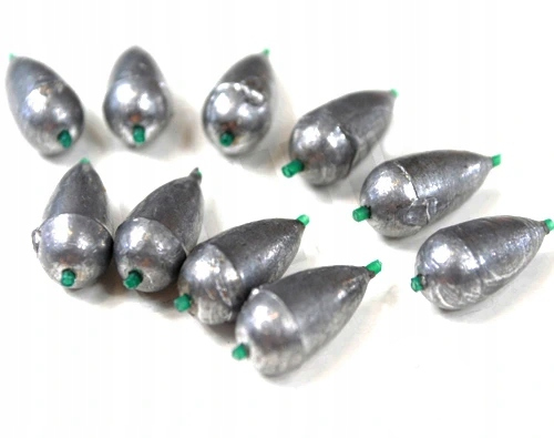 

Ołów Ciężarki Przelotowe Z Igielitem 10gx10 łezki