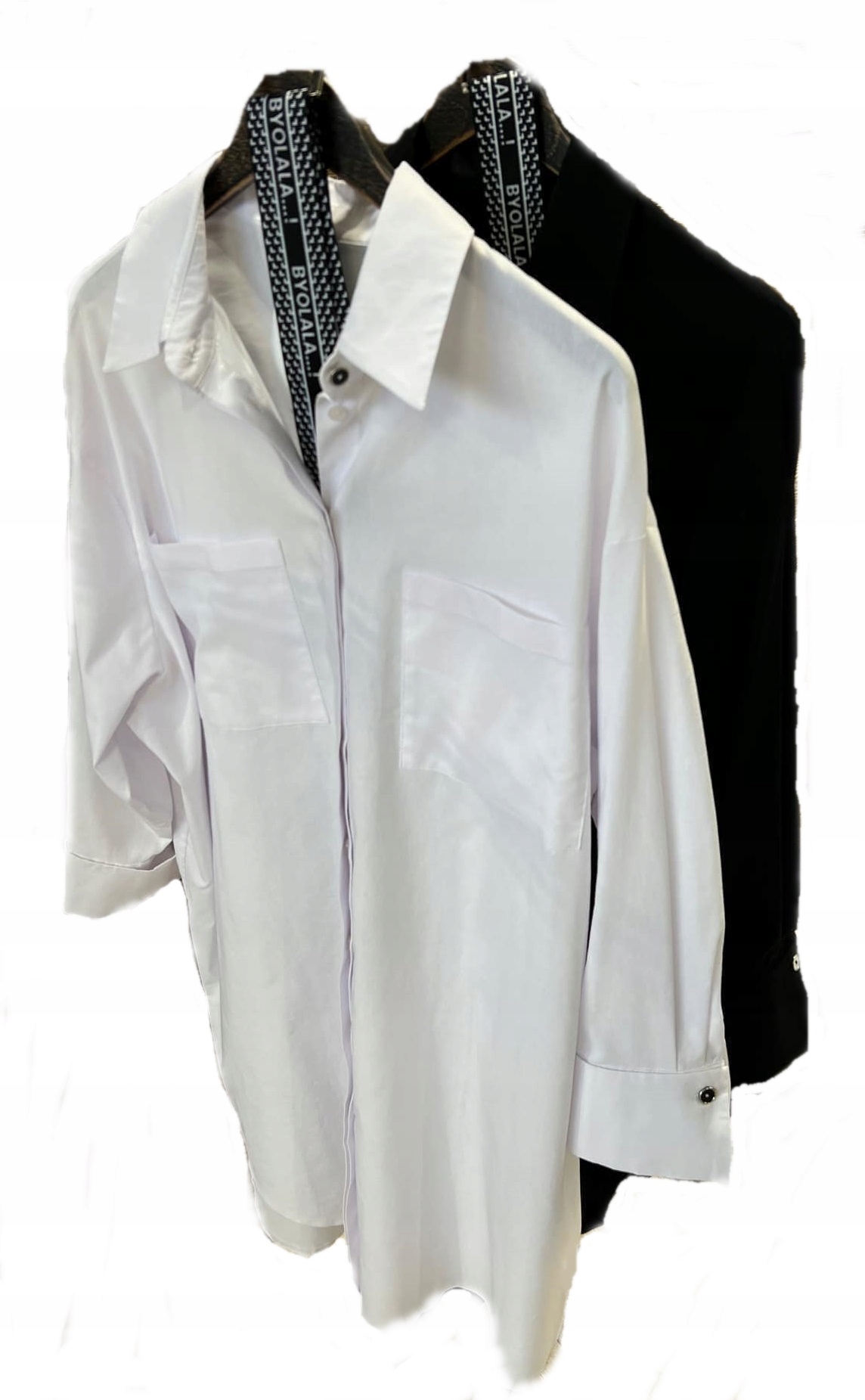 dlouhá bílá košile By O La La vel 40 L