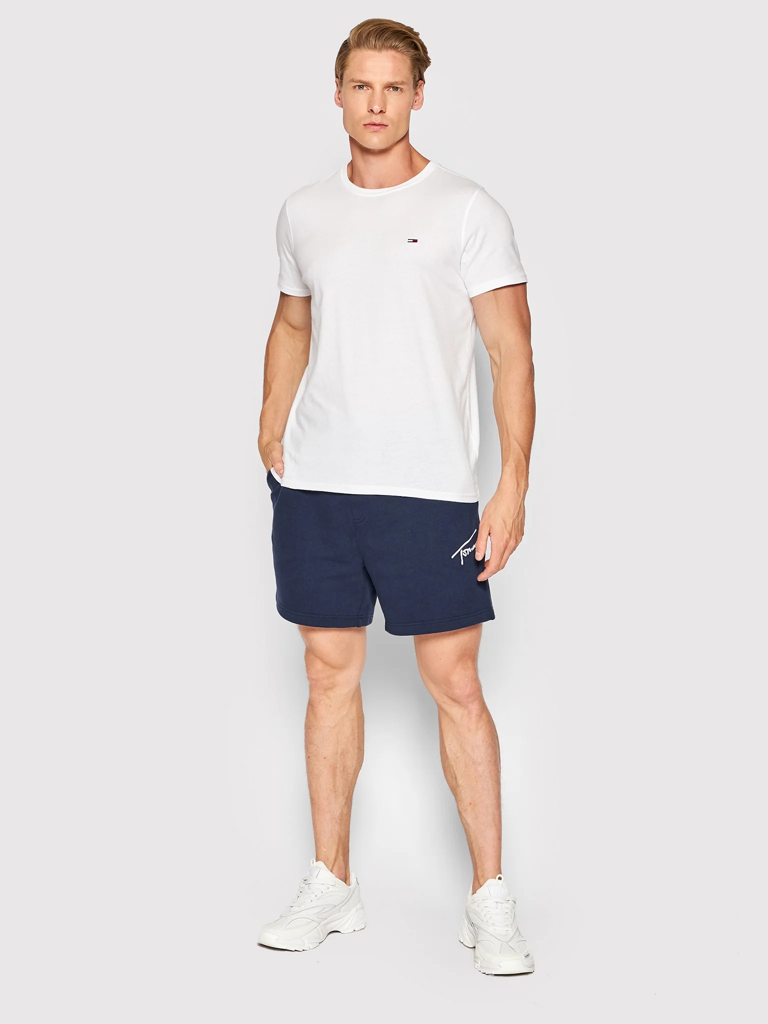 Dresowe krótkie spodenki męskie TOMMY JEANS szorty Marka Tommy Hilfiger