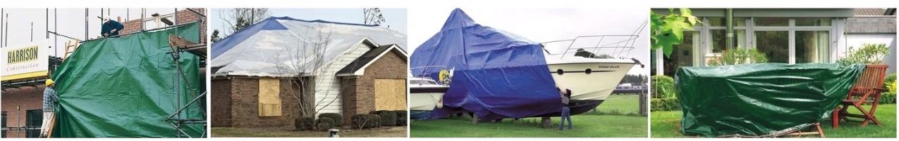 Plachta 6x8 BIELA ​​OCHRANNÁ HRUBÁ OCHRANA Rôzny výrobca