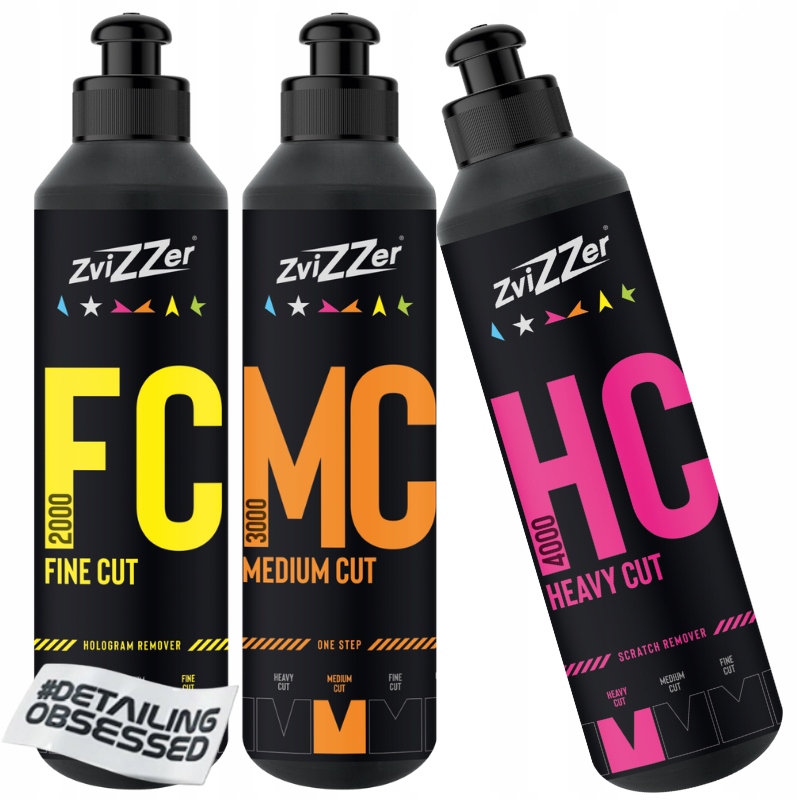 

ZviZZer zestaw 3 past polerskich 250ml