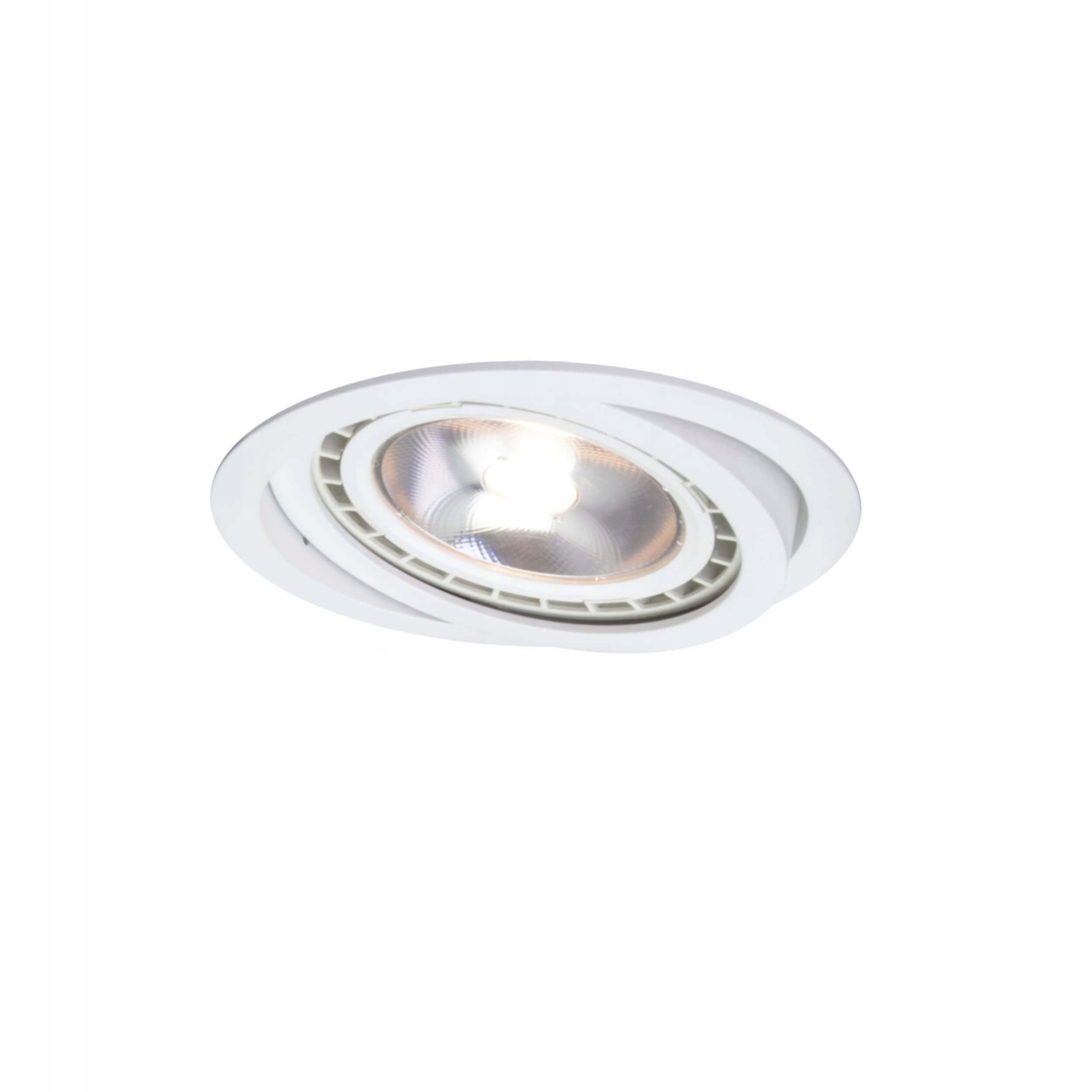 Stropní svítidlo pod omítku, pohyblivá, kulatá, bílá, do kuchyně Light Prestige