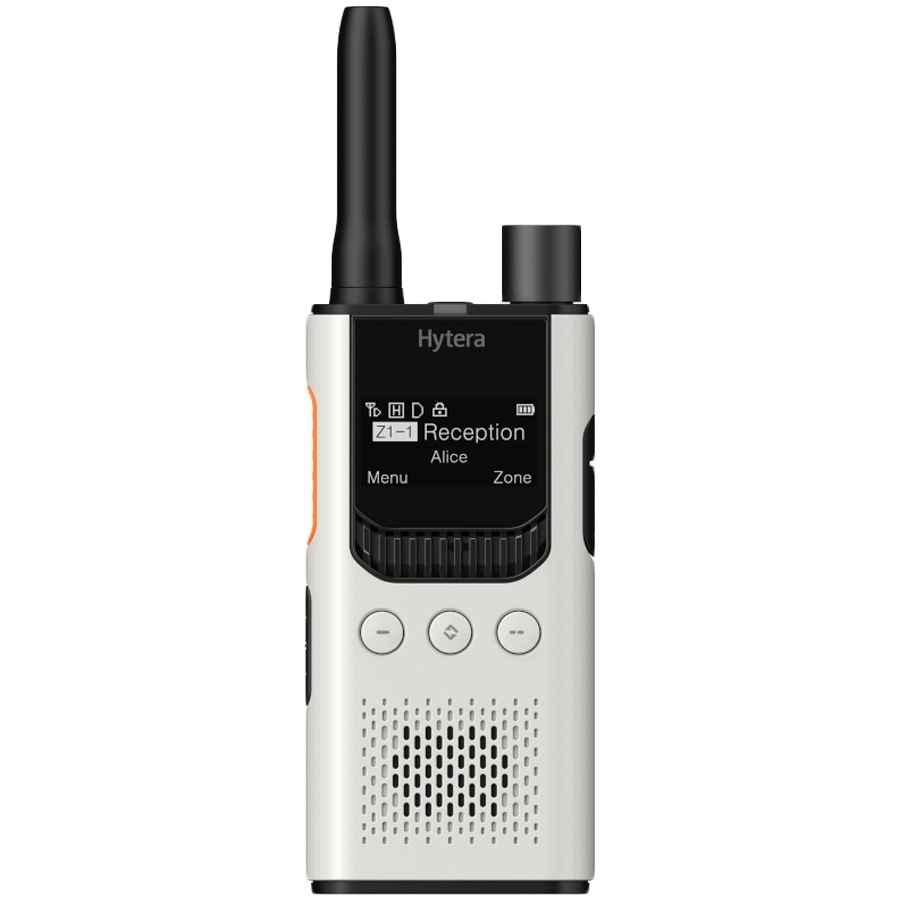 HYTERA Radio DMR+analog HYT-S35, UHF 400-470 MHz, 2200 mAh, BT V 5.0, Białe — 5