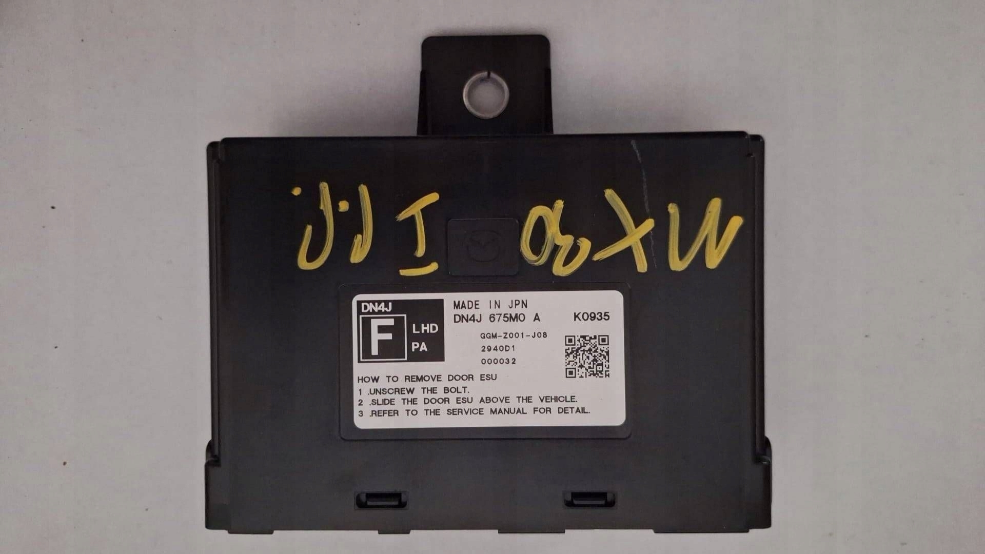 module control unit door Mazda MX-30 DN4J675M0A