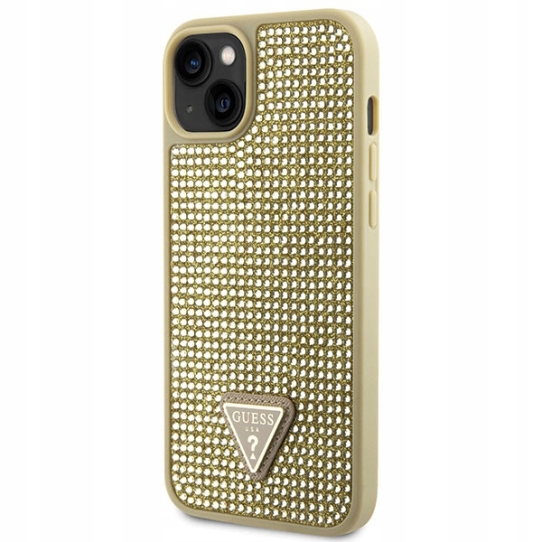 Guess Etui Hard Case Do Iphone 14 15 13 6.1 Z Rhinestone Triangle