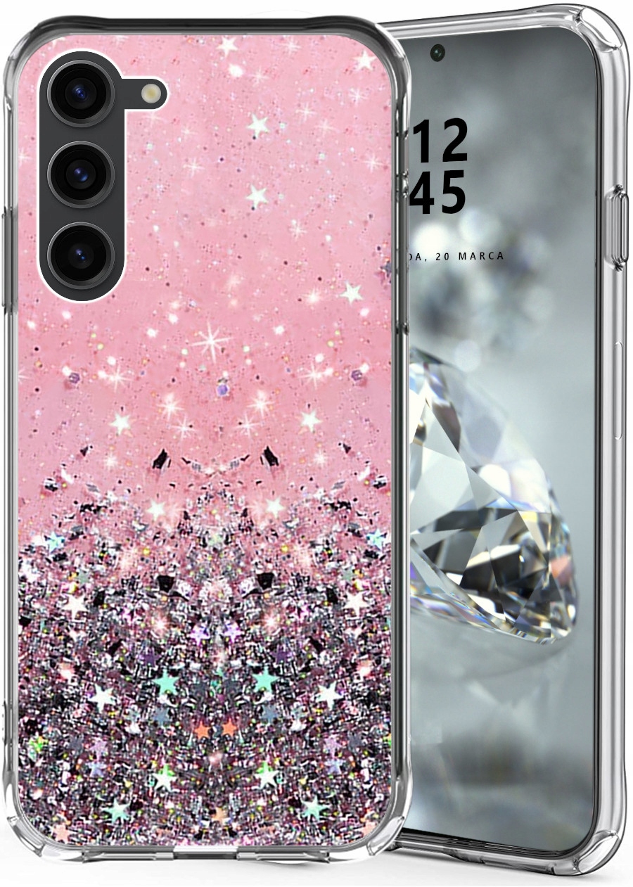 

Etui Do Samsung S23 5G Shining Brokat Case