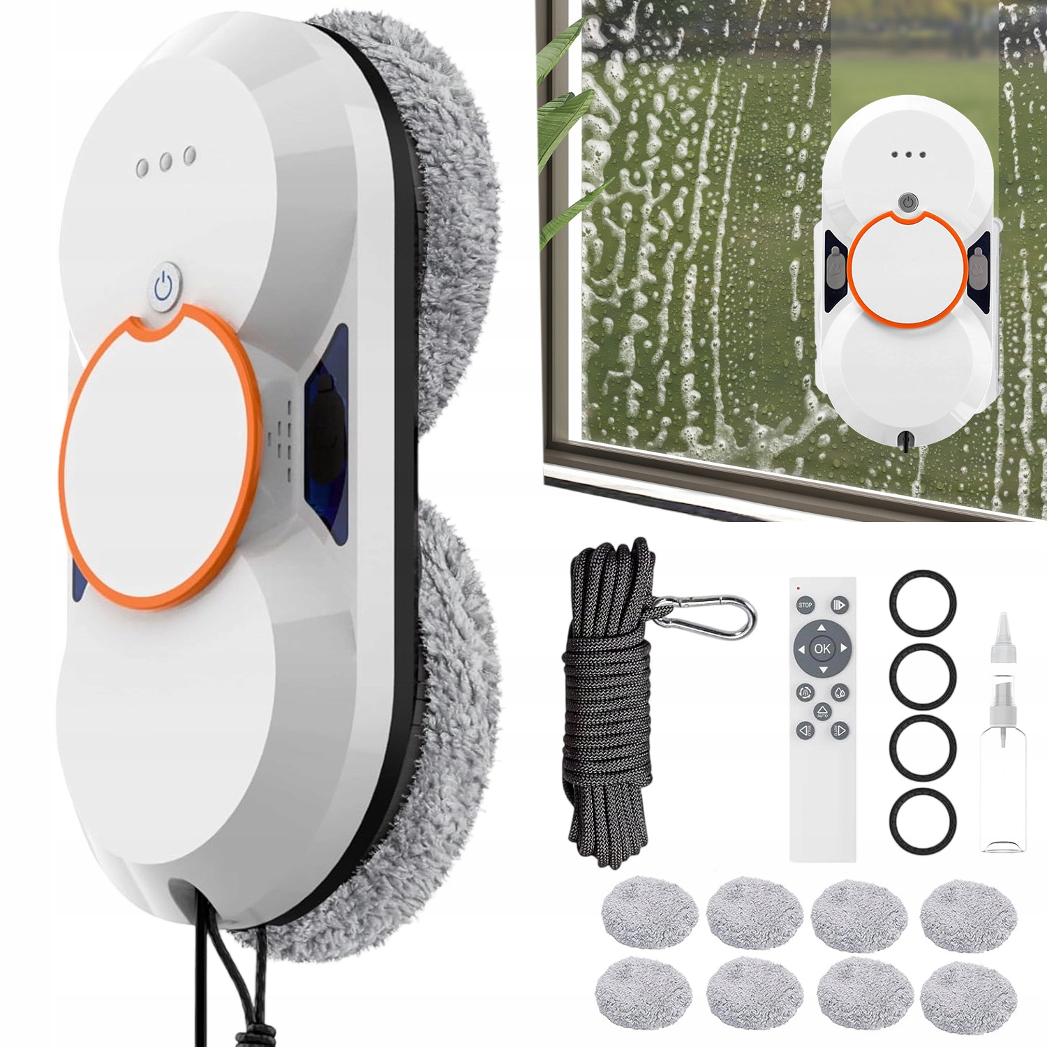 Robot Na Mytí Oken, Myčka Oken, Automatické Elektrické Stříkání Vody