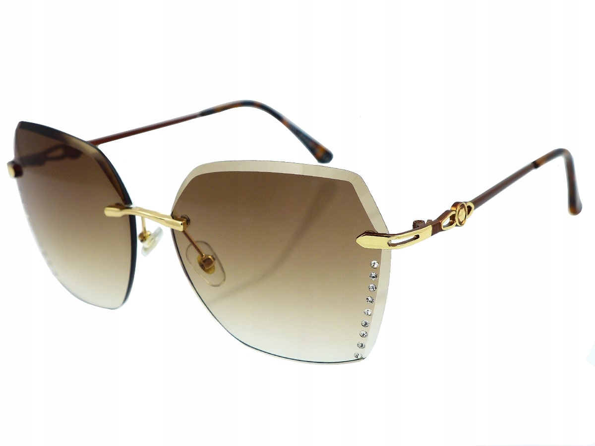 OKULARY PRZECIWSŁONECZNE DAMSKIE BEZRAMKOWE Marka inna