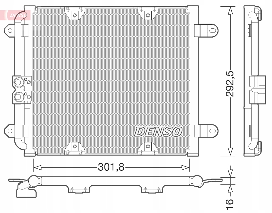 конденсатор кондиционера Audi R8 06- DCN02028