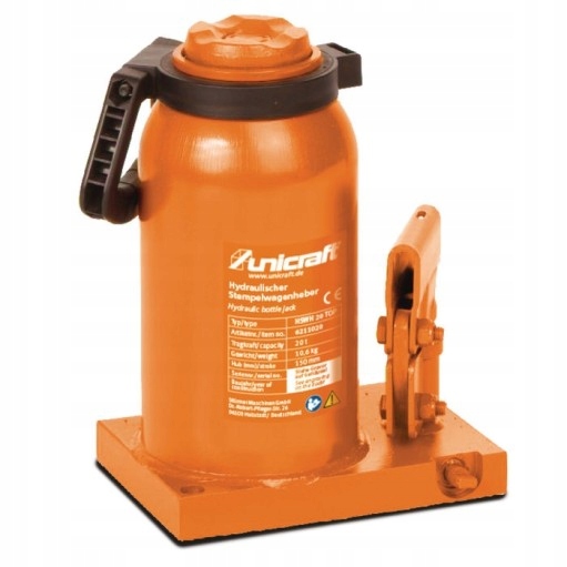 АВТОМОБІЛЬНИЙ ГІДРАВЛІЧНИЙ ДОМКРАТ З ПЛЯШКОВИМ ВАЖЕЛЕМ