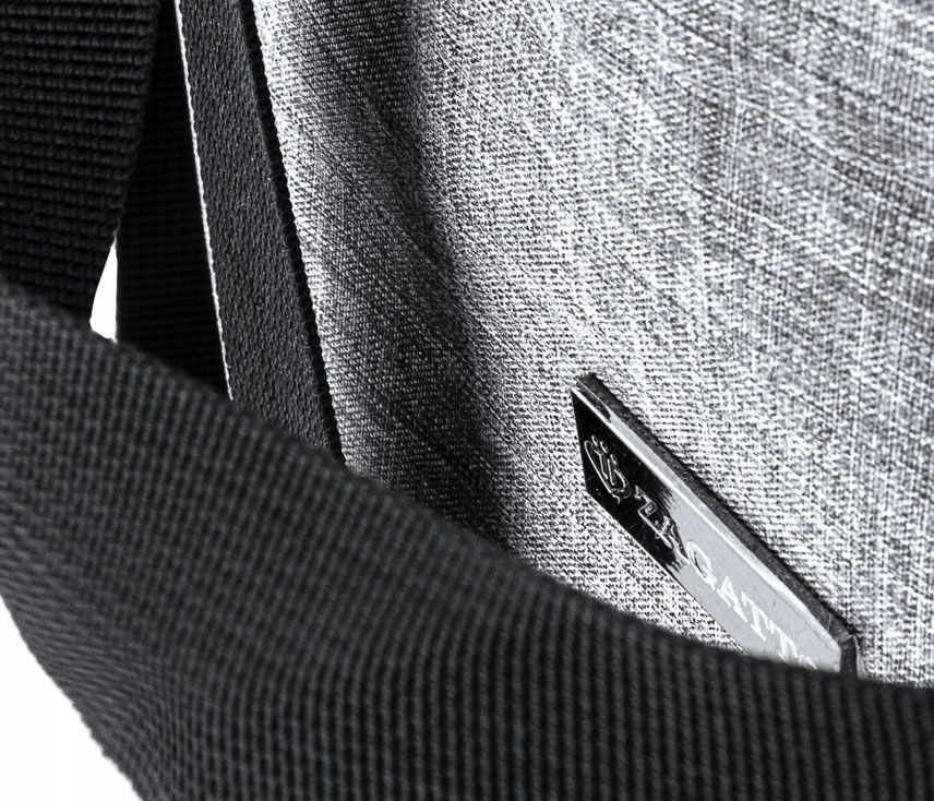 ZAGATTO Shopperka torba damska duża torebka szara shopper pojemna na ramię Kolor szary