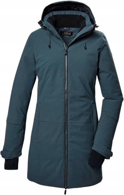 Killtec Modrá Zimní Bunda S Kapucí A Zipem 44 J5C