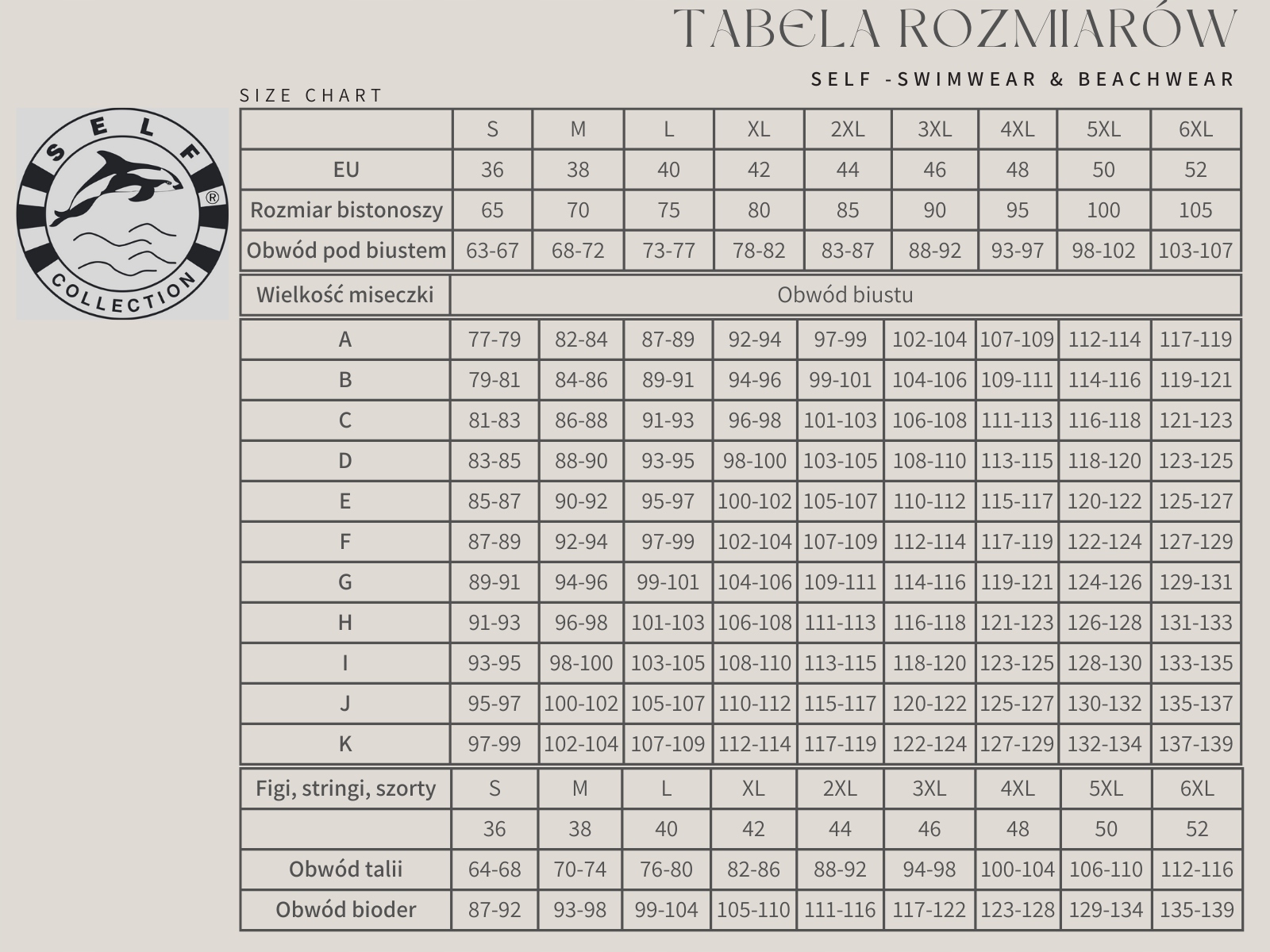 SELF STRÓJ KĄPIELOWY DWUCZĘŚCIOWY PLAŻA BASEN 40F Płeć kobieta