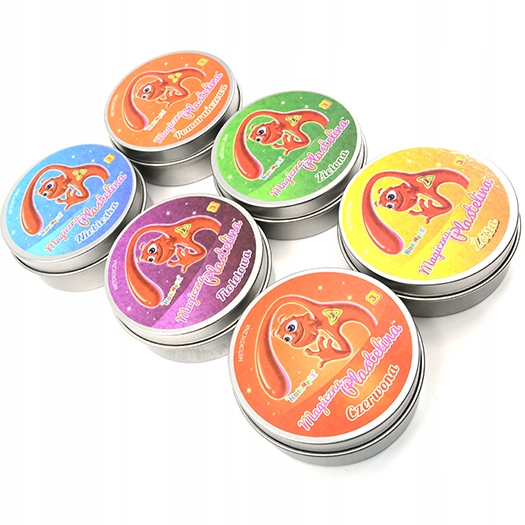 ВОЛШЕБНЫЙ УМНЫЙ ПЛАСТИЛИН 6X ПЛАСТИЧЕСКАЯ МАССА