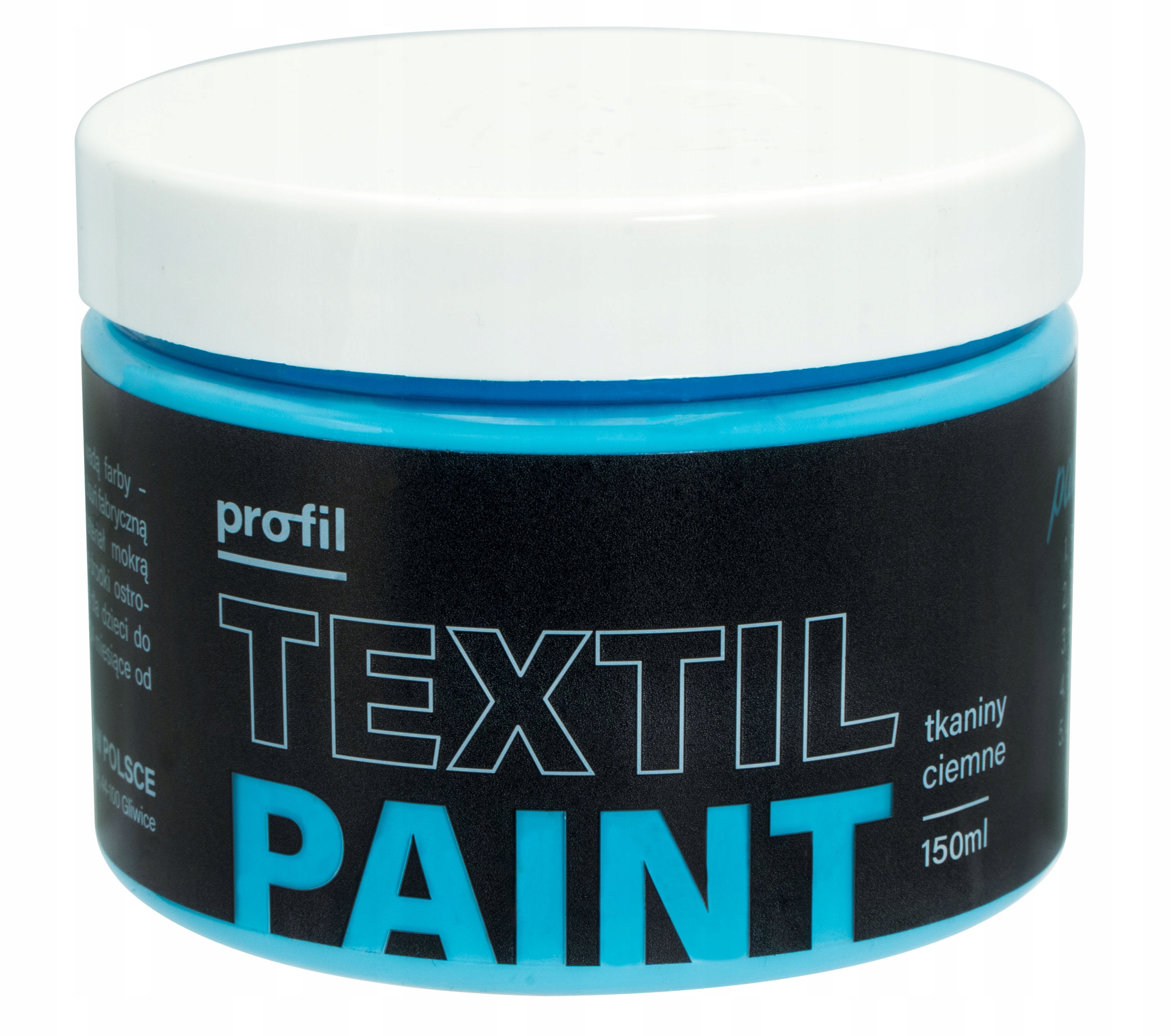 FARBKI do TKANIN ciemnych 150ml błękitny jasny