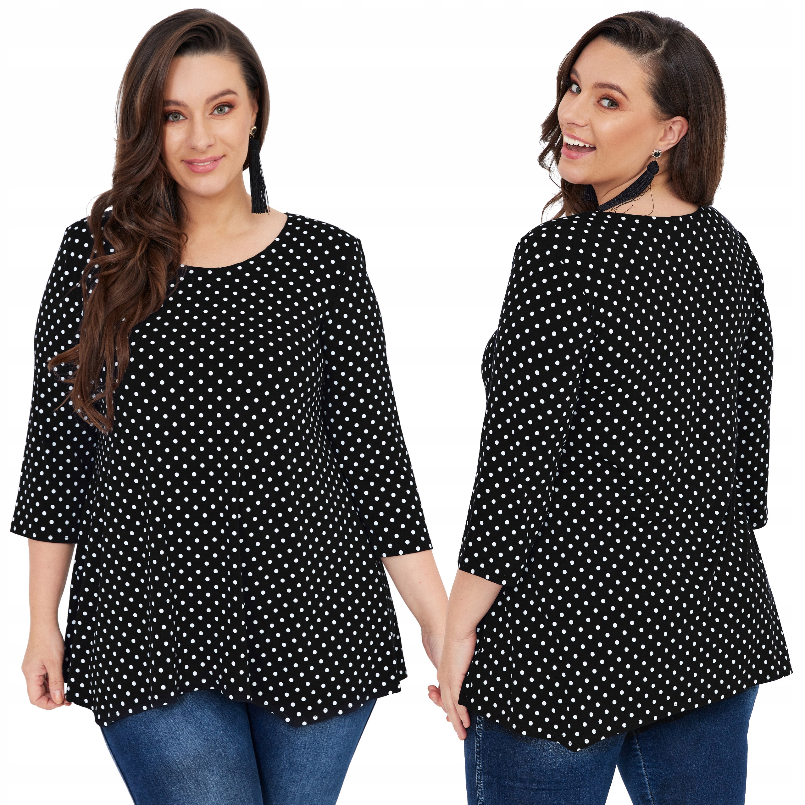 Dámská Elegantní tunika velké velikosti Plus Size