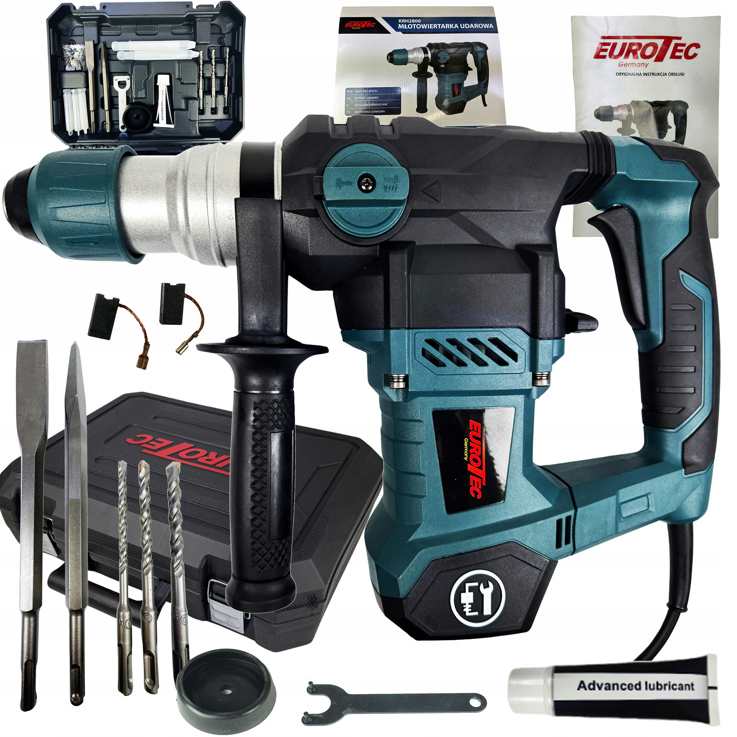 Młotowiertarka Młot Udarowy Wiertarka Udarowa Sds+ 2800W Mocy 6J