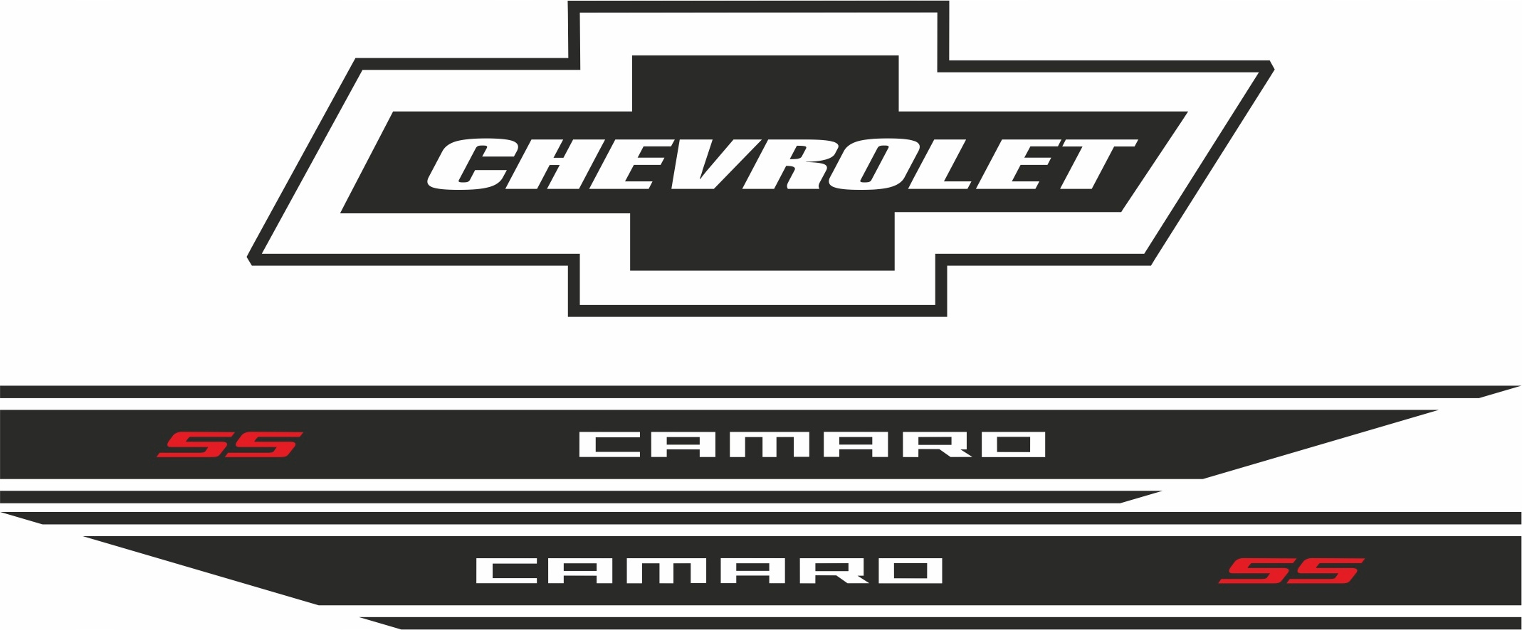 Naklejki Pasy na bok Chevrolet Camaro SS JAKOSC