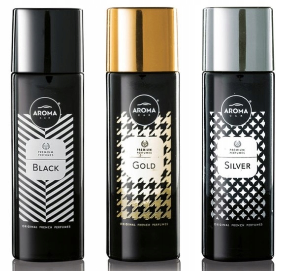 AROMA PRESTIGE SPRAY SILVER Perfum do auta Stan opakowania oryginalne