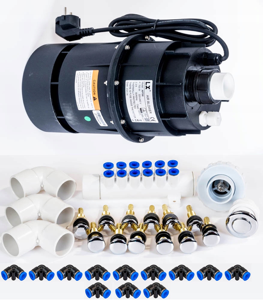 Čerpadlo Do Vířivky S Mosaznými Masážními Tryskami