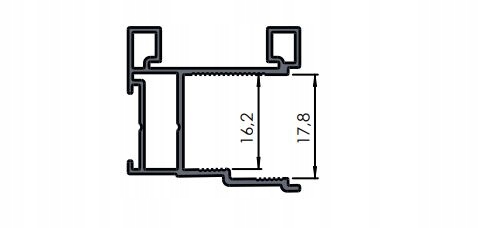 Laguna Eta Wide hliníková rukojeť 88271000