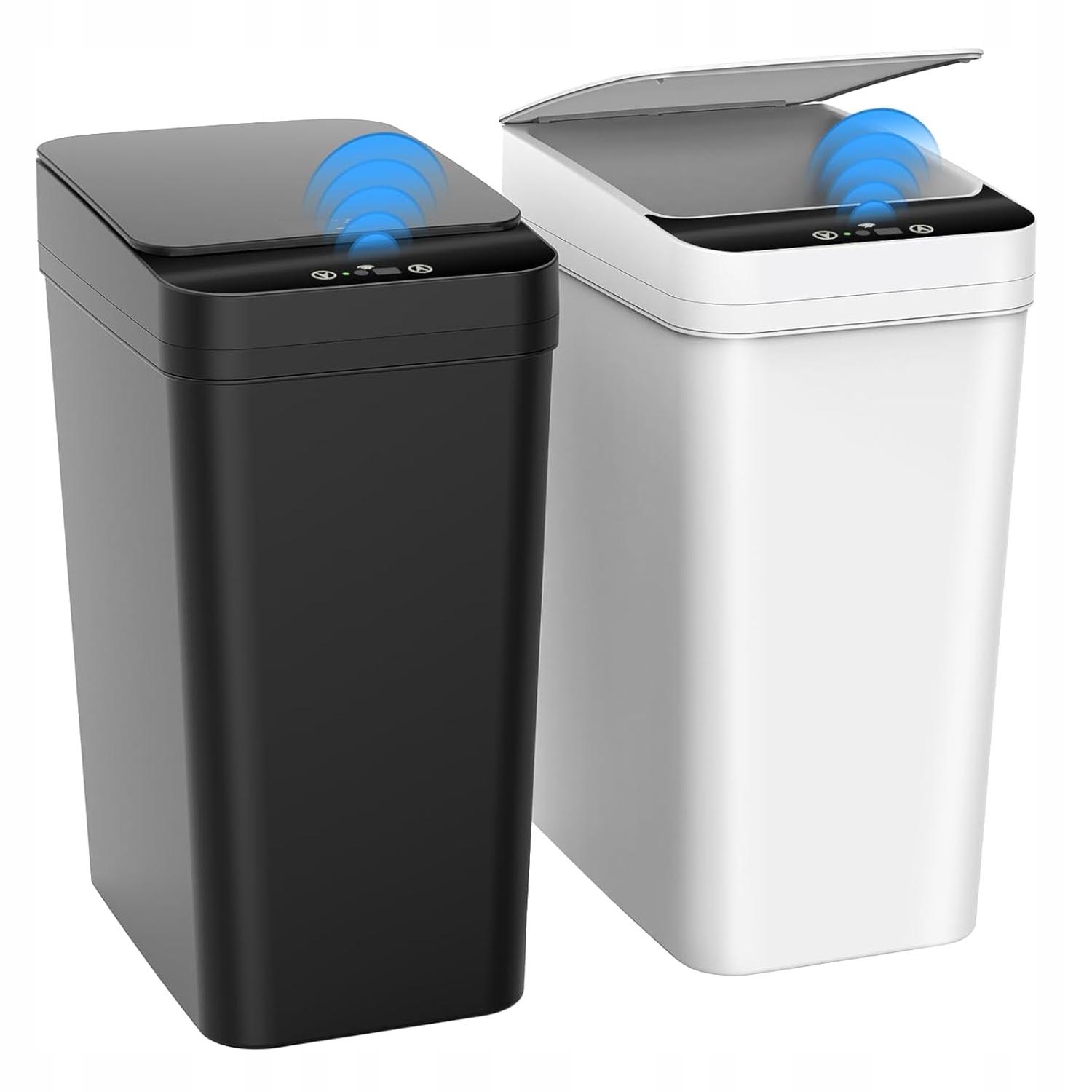 Levně 2 Ks Automatický Bezdotykový Odpadkový Koš 8,5 L S Pohybovým Senzorem