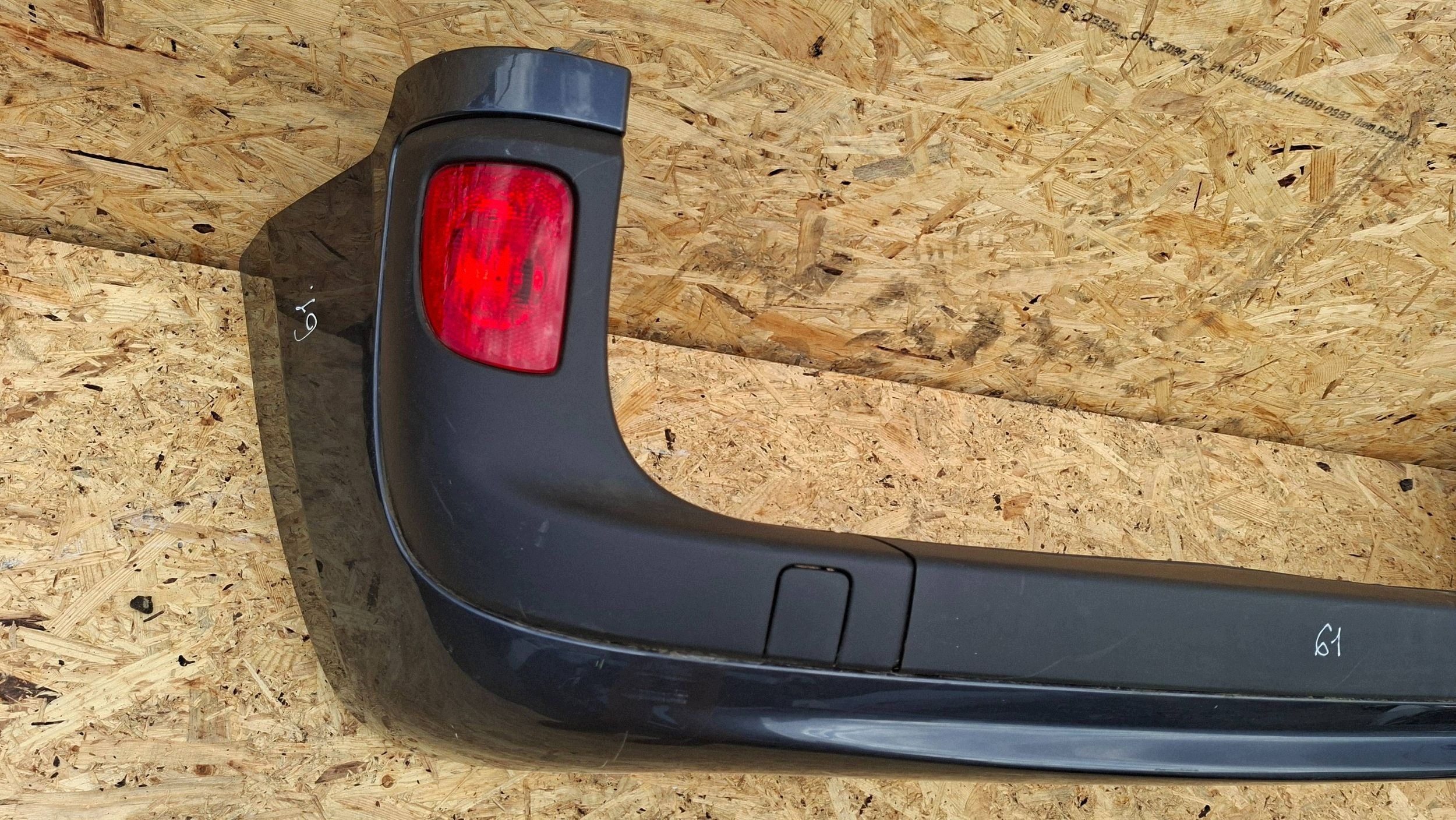 bumper rear part 8200436723 RENAULT KANGOO II CITAN and complete without PDC 07-2021