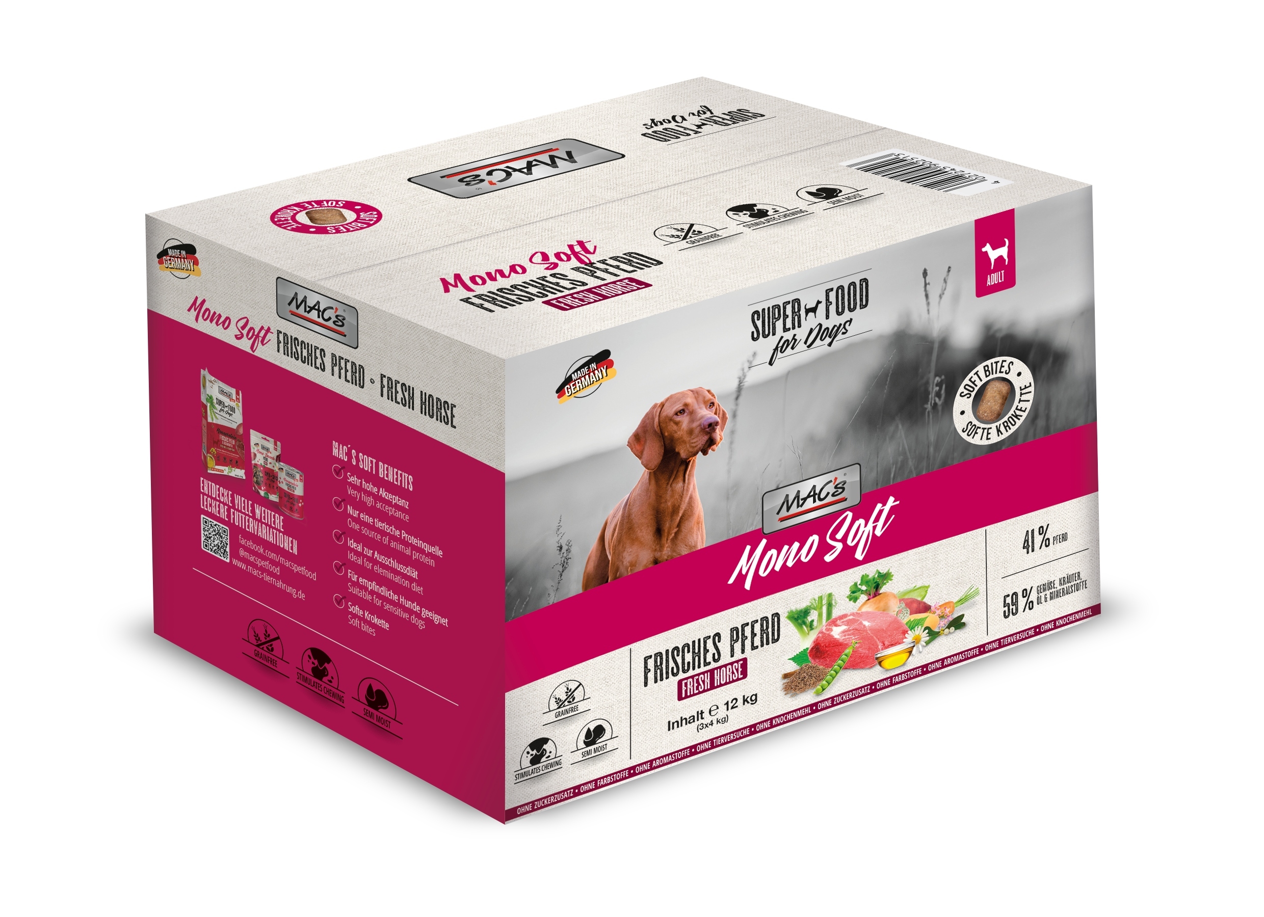 Mac's Dog Soft Monobiałkowa Konina 12kg