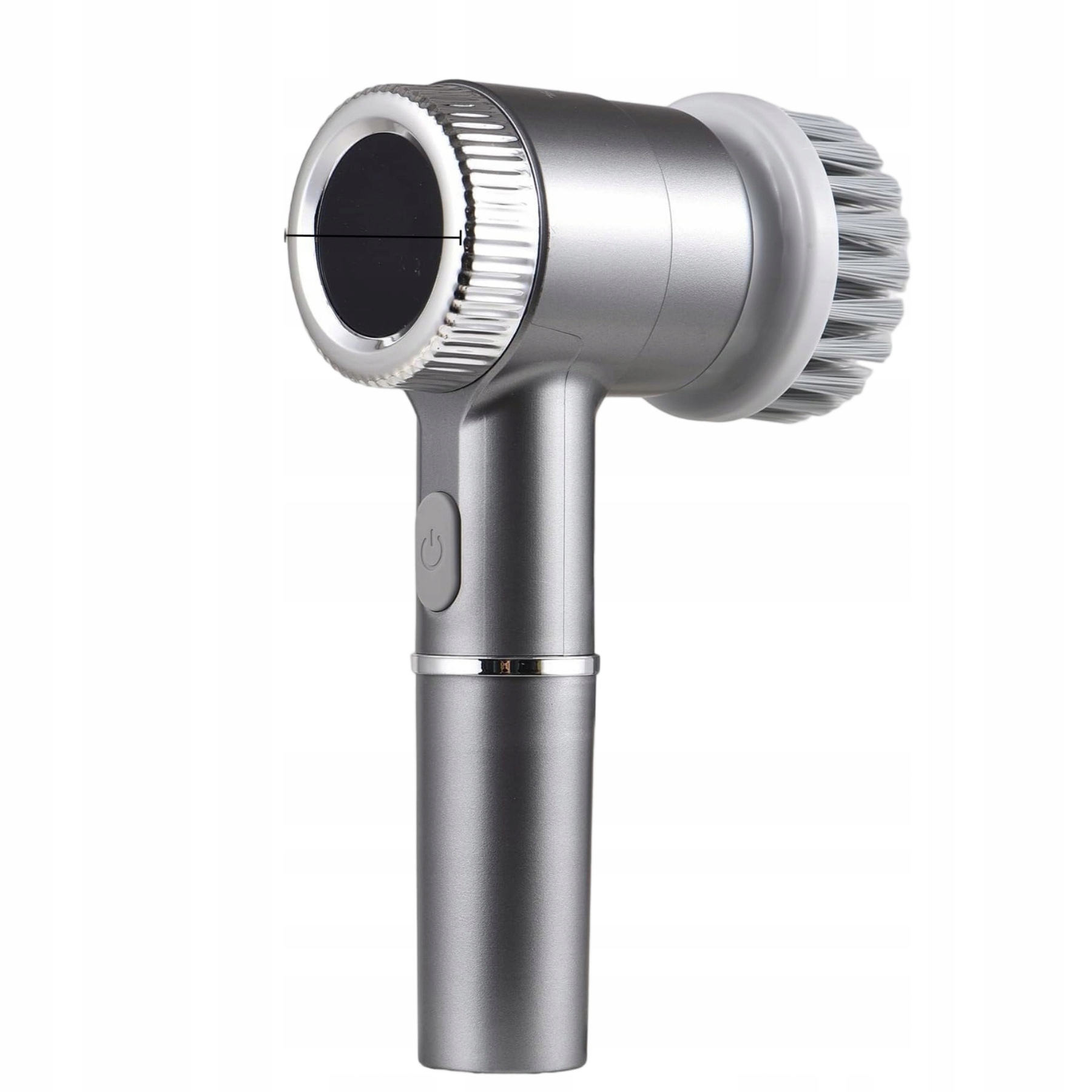 Levně Elektrický Čisticí Kartáč Bezdrátový Ruční Rotační Mop Šedý Čisticí Sada 5V1