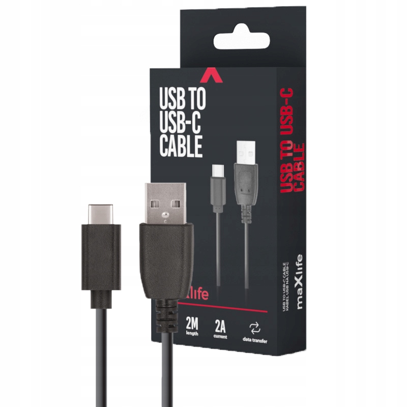 

Maxlife Kabel Ładowarka 2A 2m Usb do Usb-c Typ C
