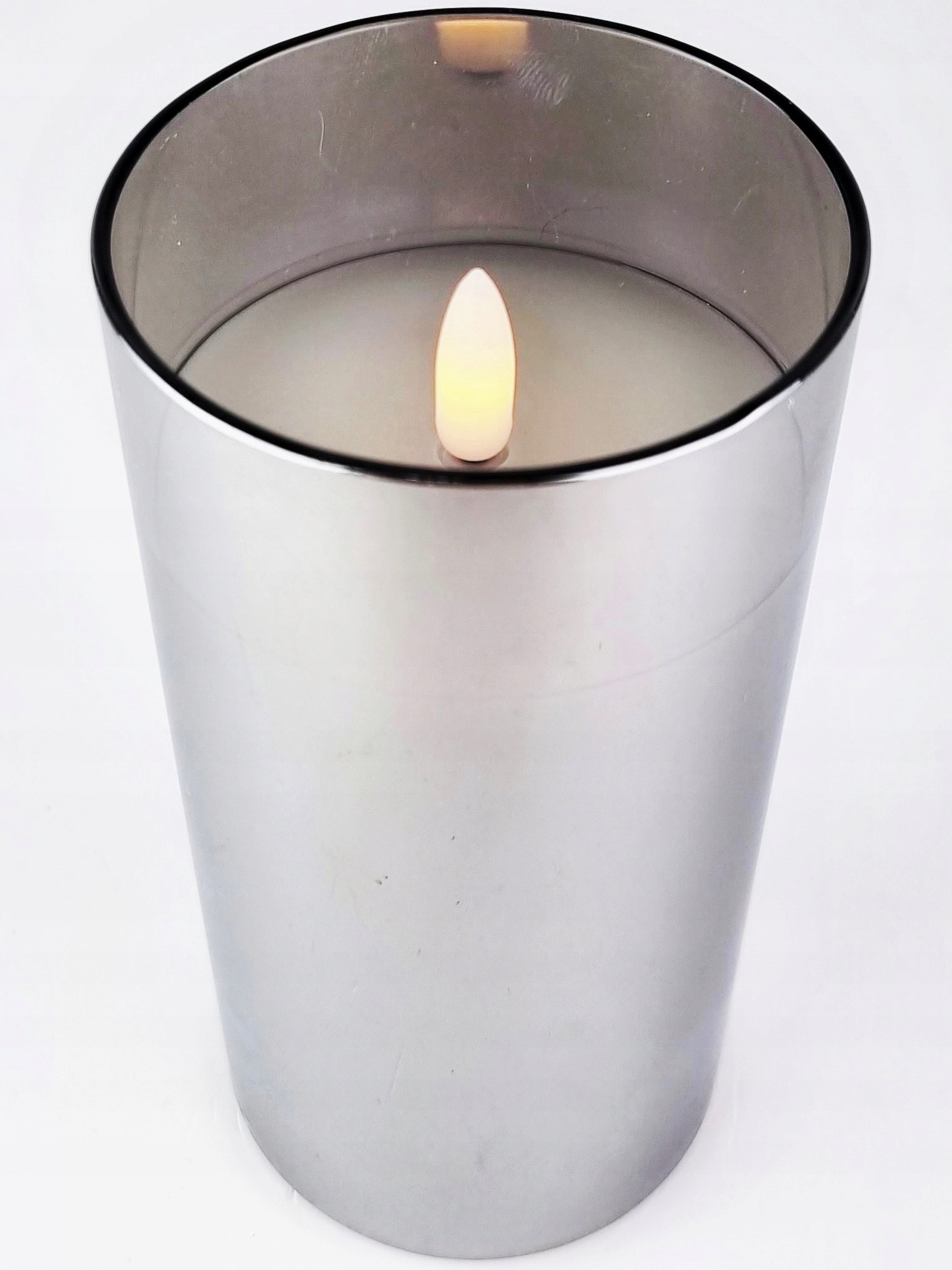 SZKLANA ŚWIECA LED ŚWIECZKA DYMIONE SZKŁO NA BATERIE SZKLANA ŚWIECZKA Kod producenta Świeca led z timerem