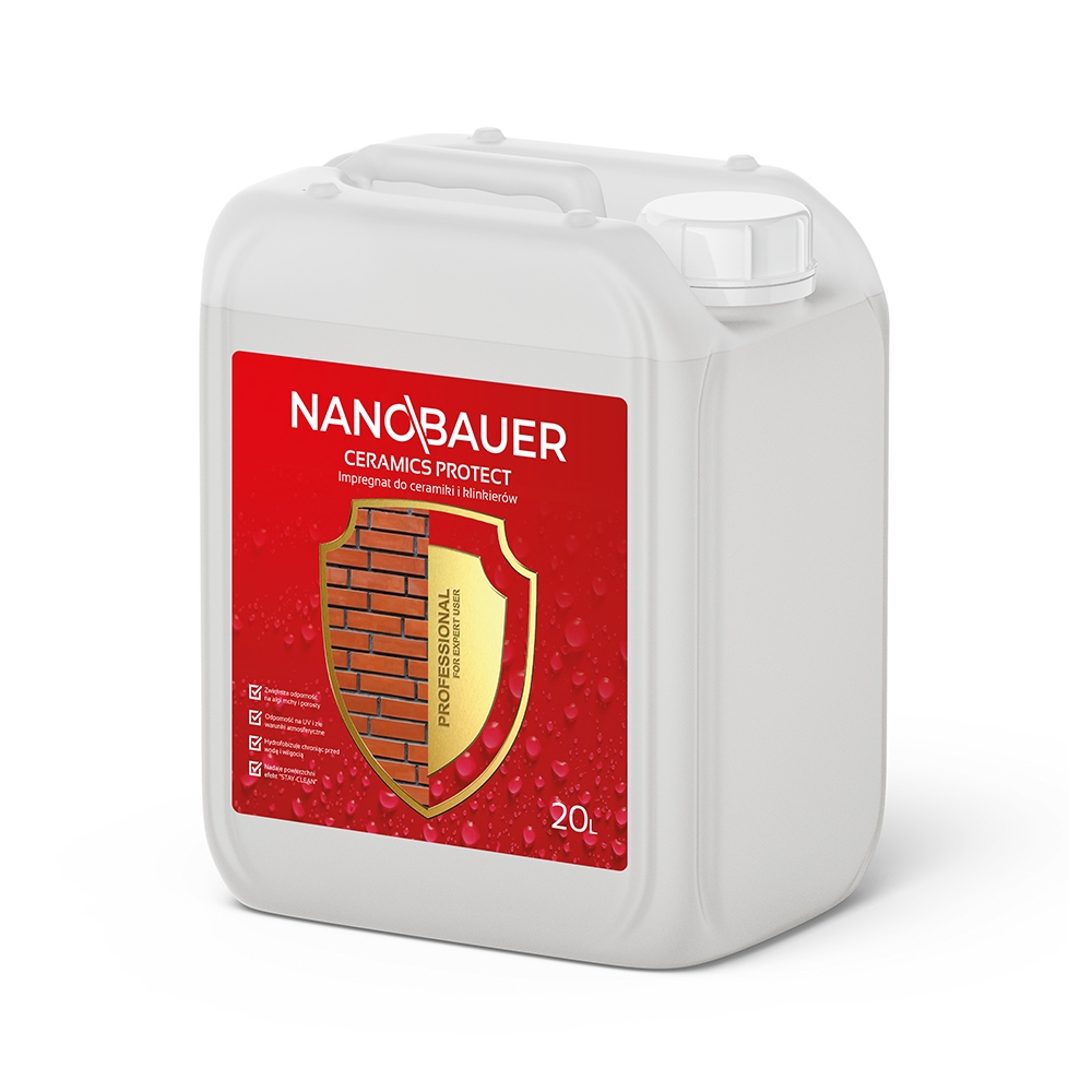 Impregnát chránící před znečištěním keramiky a klinkerů Nanobauer 20L
