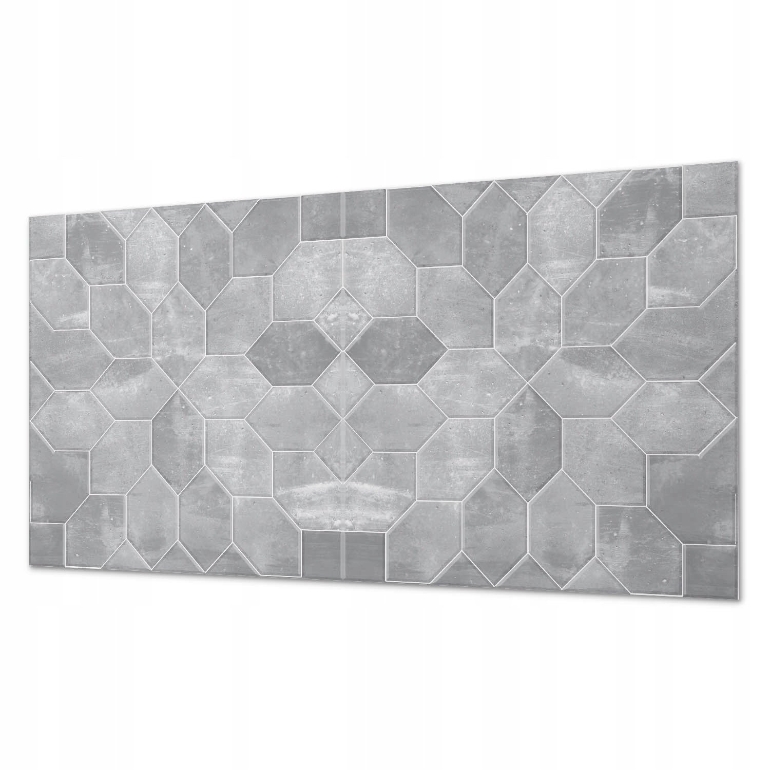 Nástenný vinylový panel Geometrická mozaika v hexagonálnom usporiadaní 120 x 60 cm