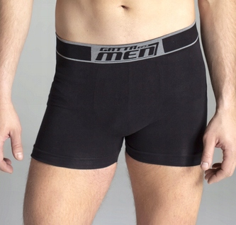 GATTA BOXER BOKSERKI MĘSKIE BAWEŁNA CZARNE XL Kolor dominujący czarny