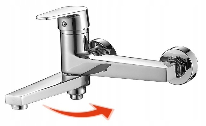 BATERIA WANNOWA RUCHOMA WYLEWKA +DESZCZOWNICA SLIM Kod producenta BQL 01FD