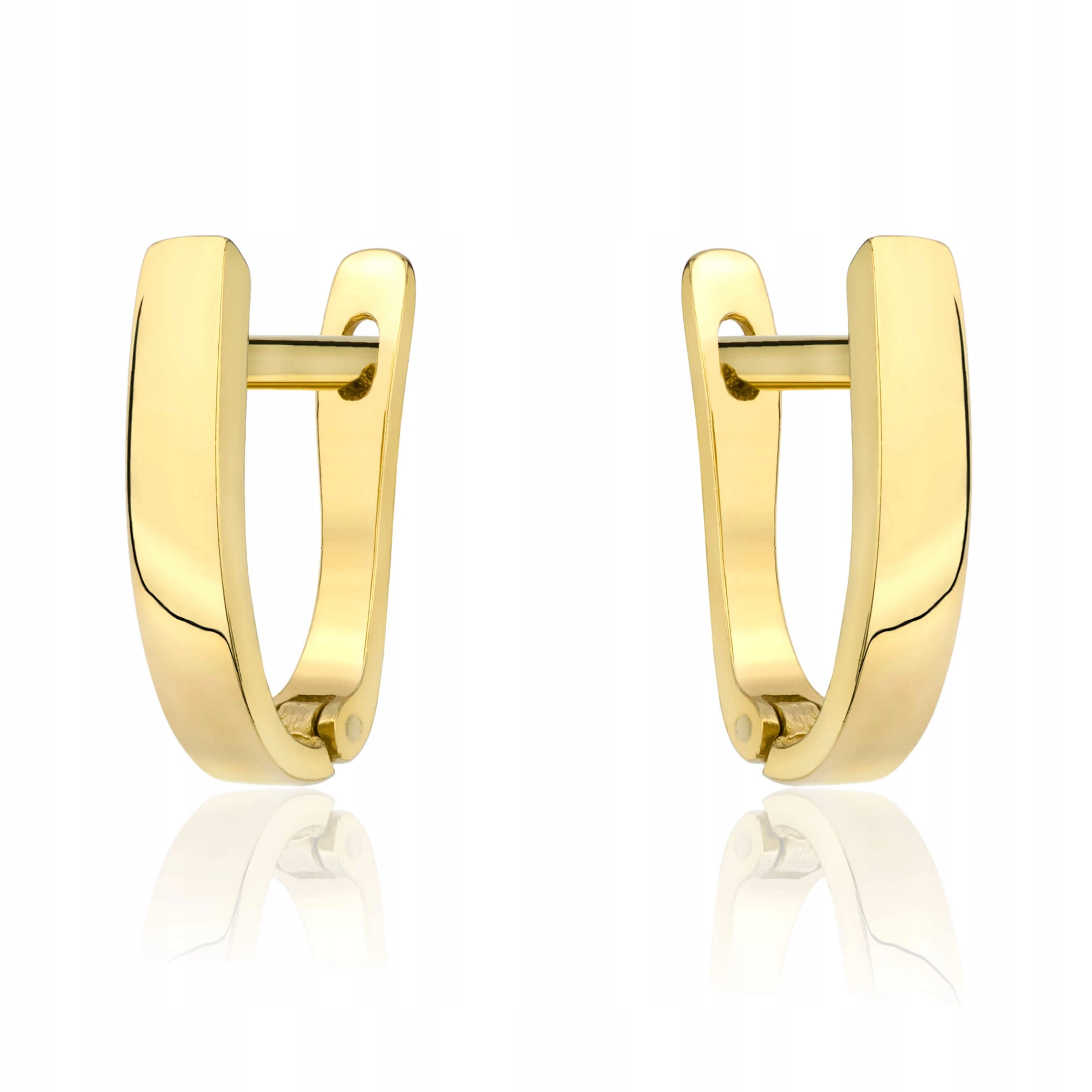 Złote Kolczyki Klasyczne 333 Angielskie Zapięcie Złoto