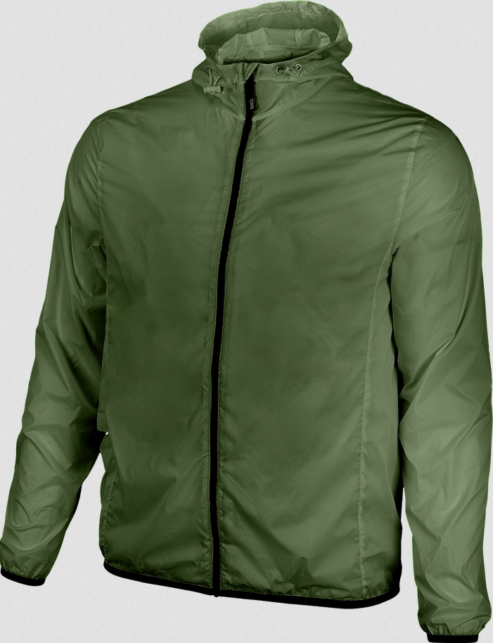 Kurtka Wiatroszczelna Ultralekka Rower, Góry Bennon Dionos Zielona r. L