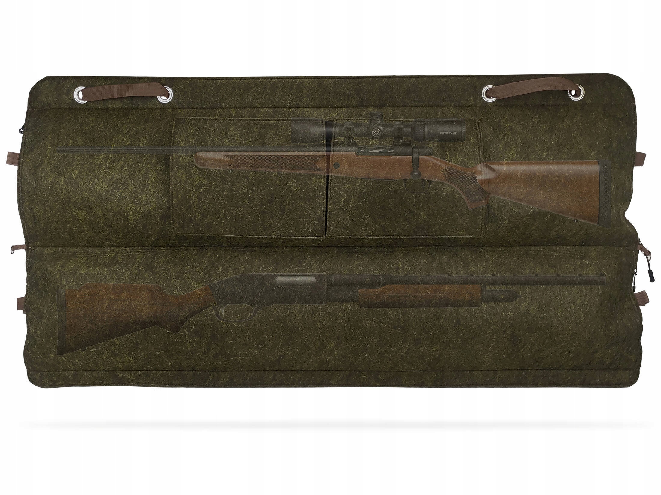 Dvojitý obal na lovecké zbraň do auta 120 x 63 cm 2WOLFS Autobox