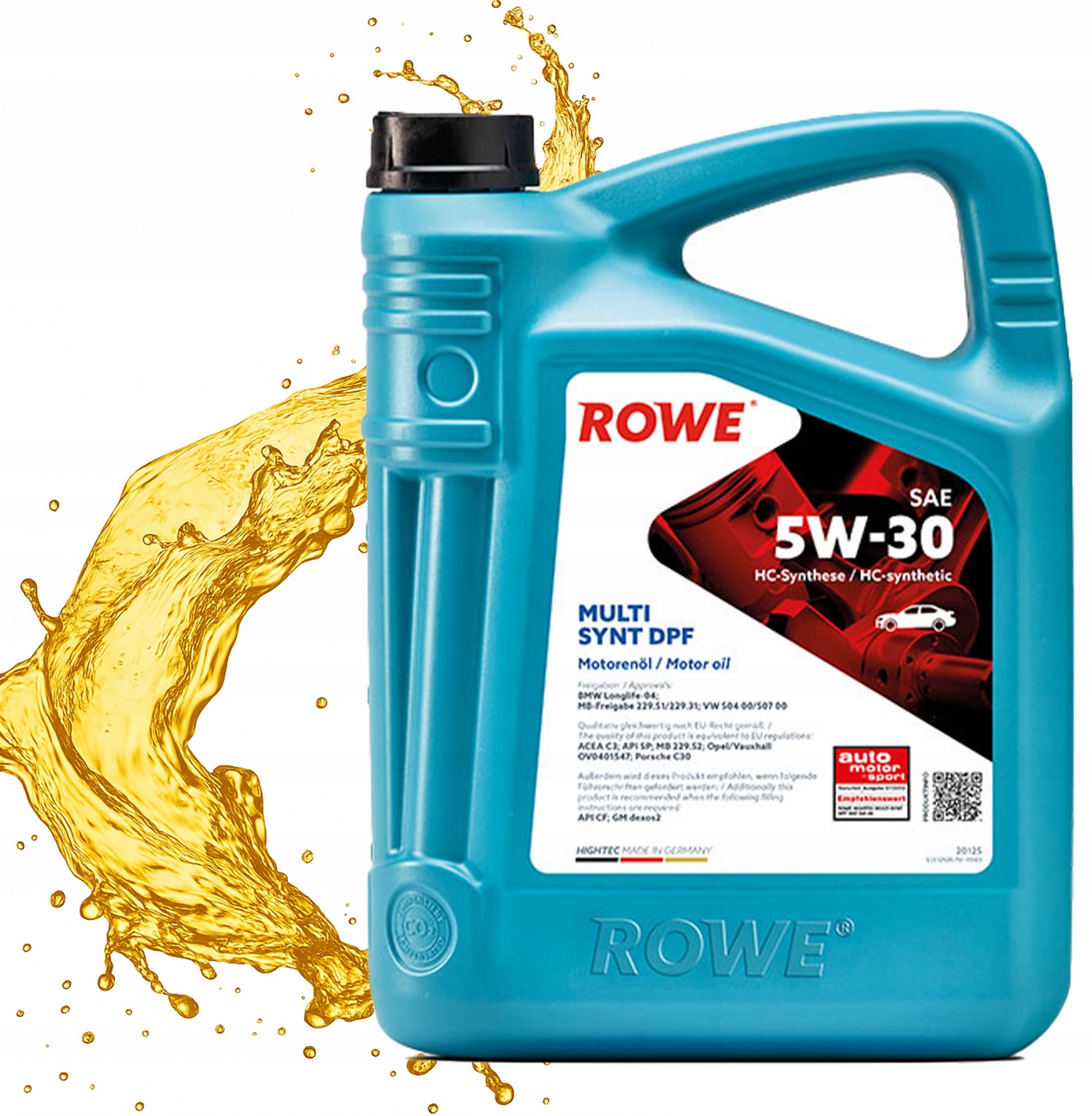 Olej silnikowy Rowe Hightec Multi Synt Dpf 5W-30 5L