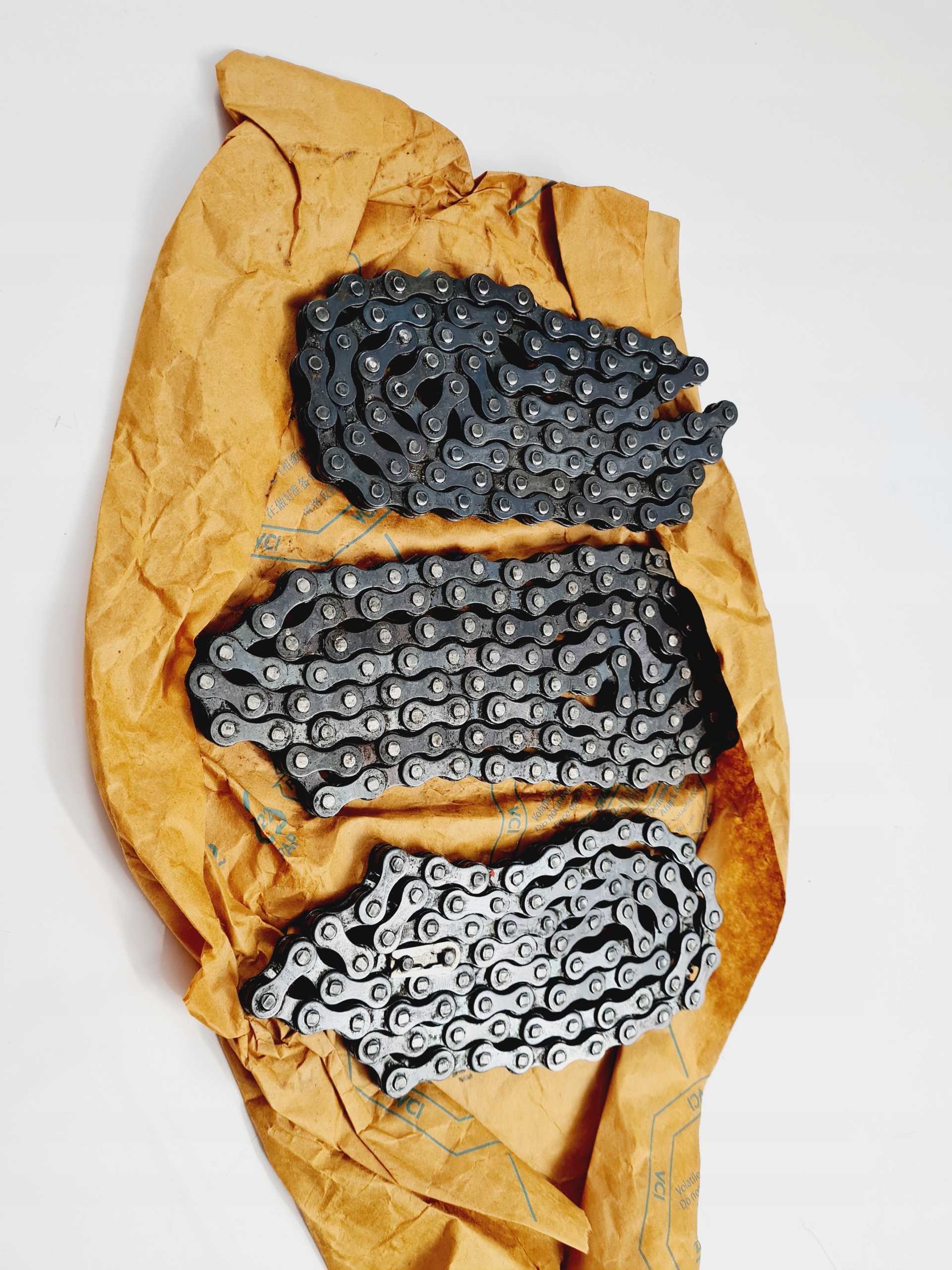 ROMET WIGRY JUBILAT ŁAŃCUCHY JAK NOWE 3 SZT ORYGINAŁ Z PRL