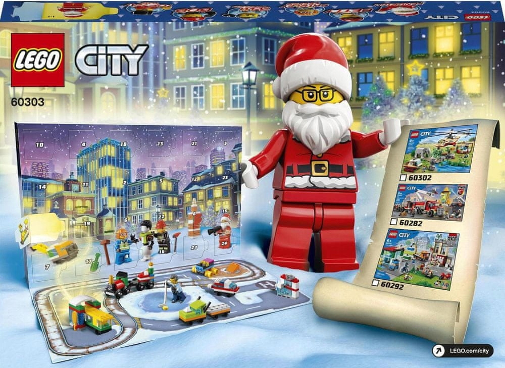 Календар LEGO CITY ADWENT 2021 60303 НОВИЙ EAN 5382978371371