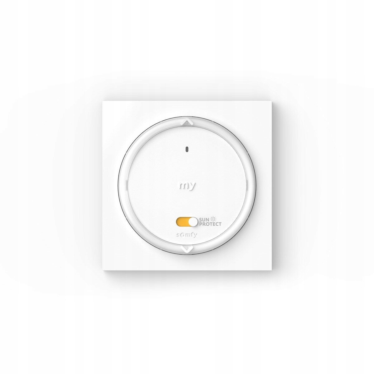 Nástenný diaľkový ovládač pre rolety Somfy Amy 1 SunP Modes io s rámčekom