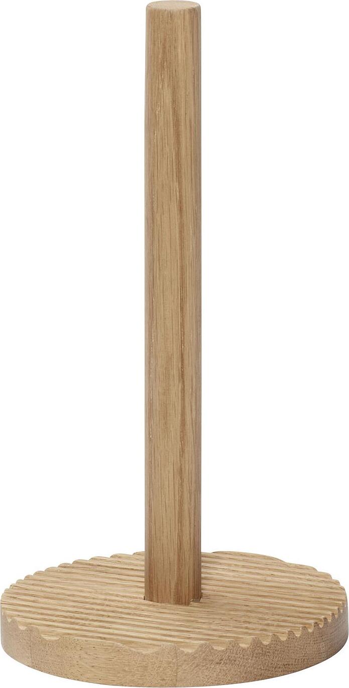 Hübsch Wave Stojan na papírové ručníky z dubového dřeva