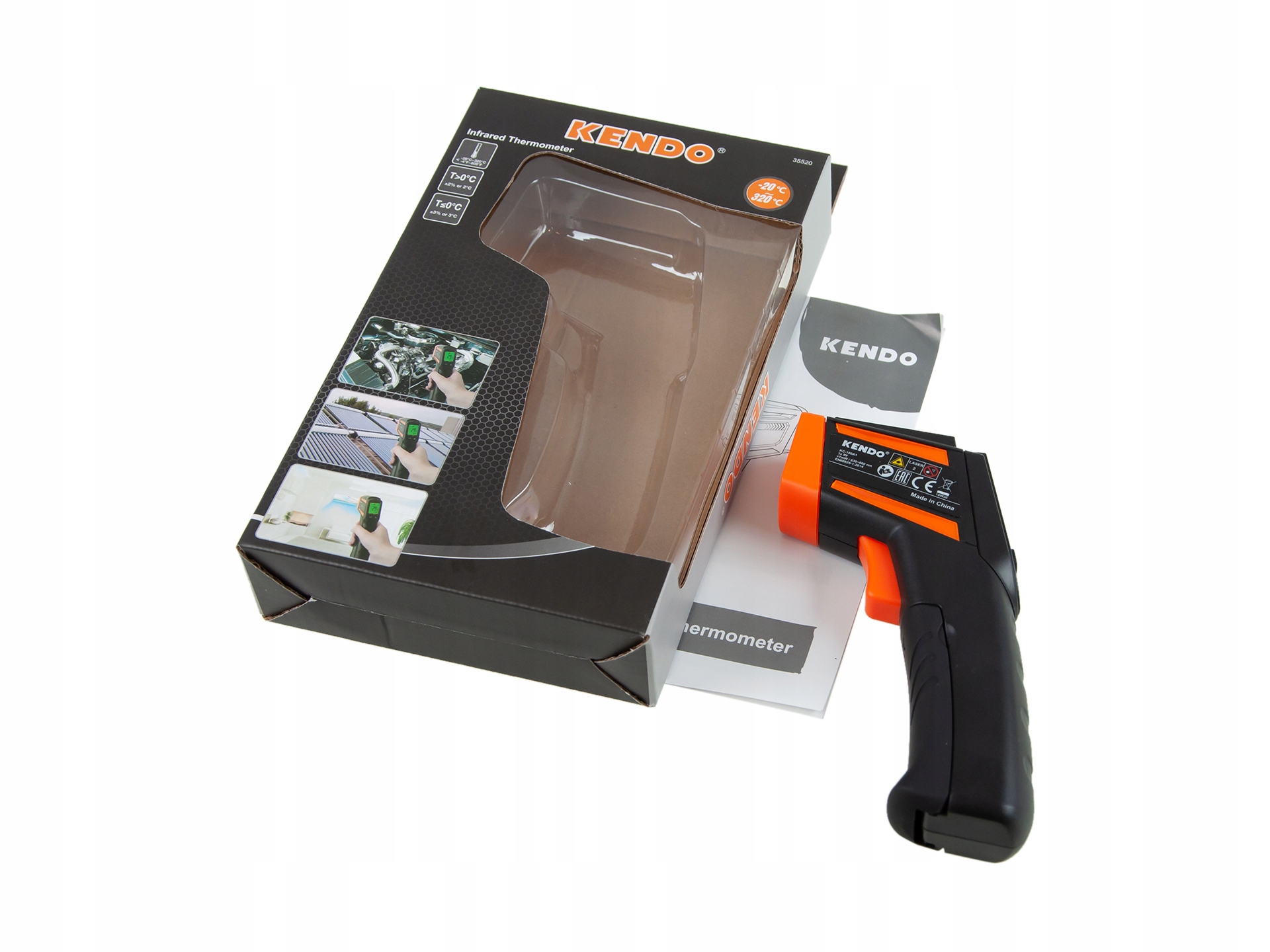 БЕСКОНТАКТНЫЙ ЛАЗЕРНЫЙ ПИРОМЕТР ТЕРМОМЕТР -20 +320