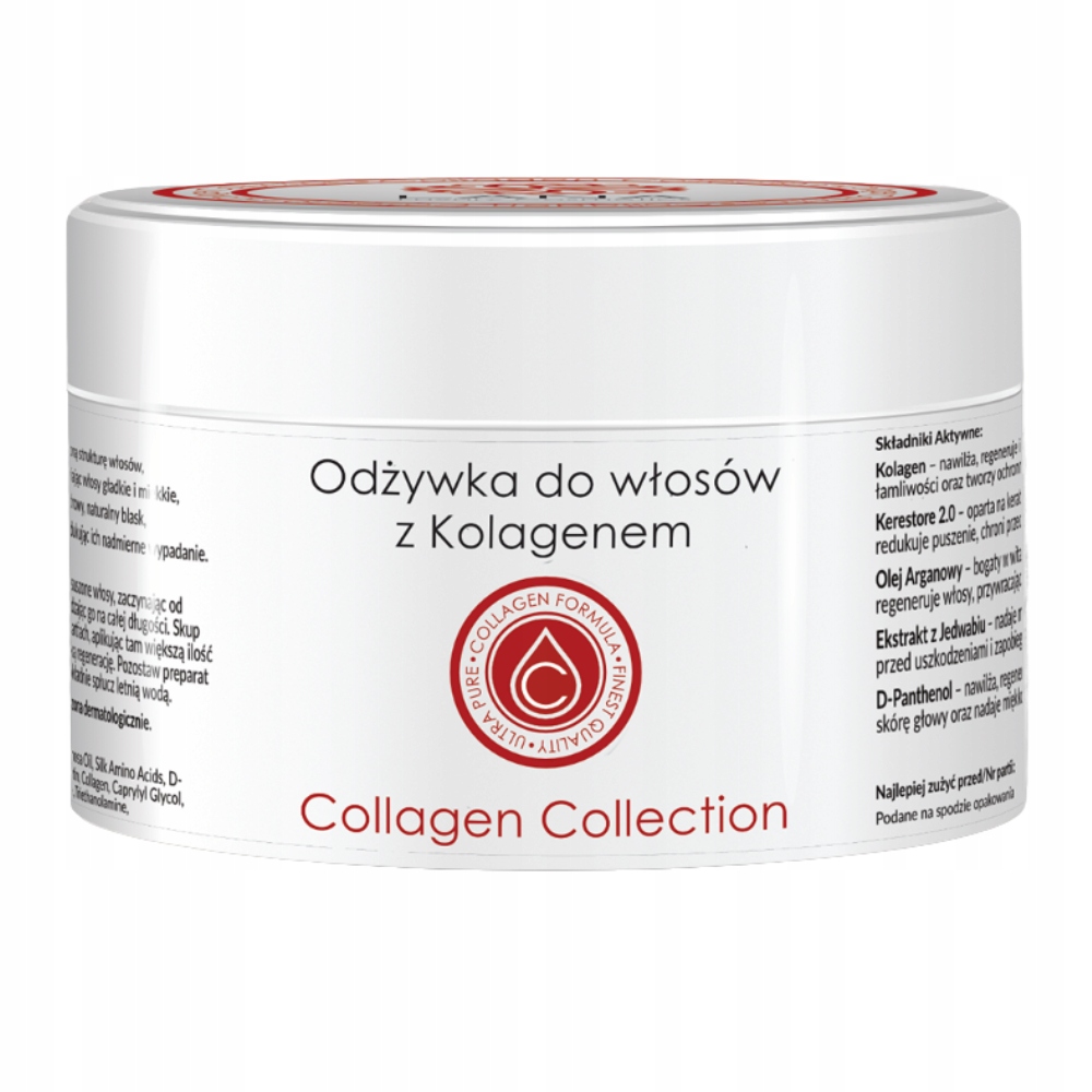Kondicionér na vlasy s hydratační pumpičkou Keratin Kolagen Hedvábí 200 Ml Lana