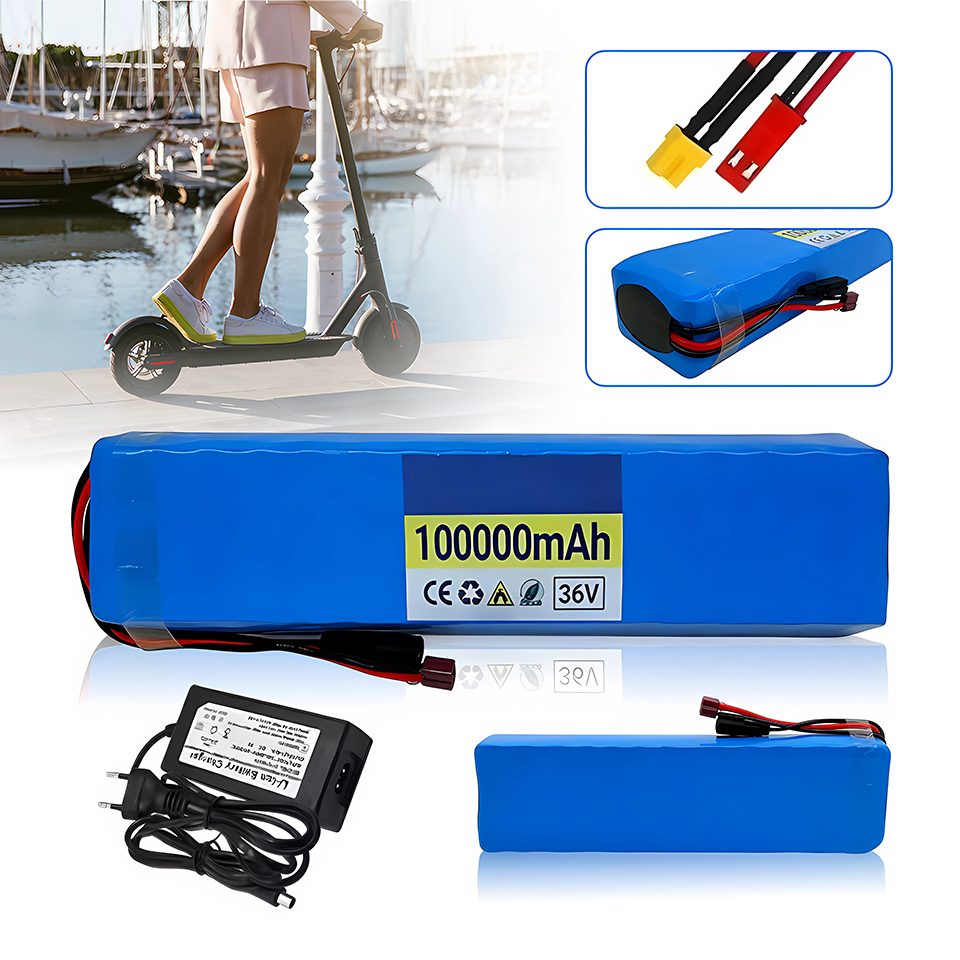 36v skuter elektryczny 10000mAh 18650 litowy 10S3P zestaw baterii XT30 Jst