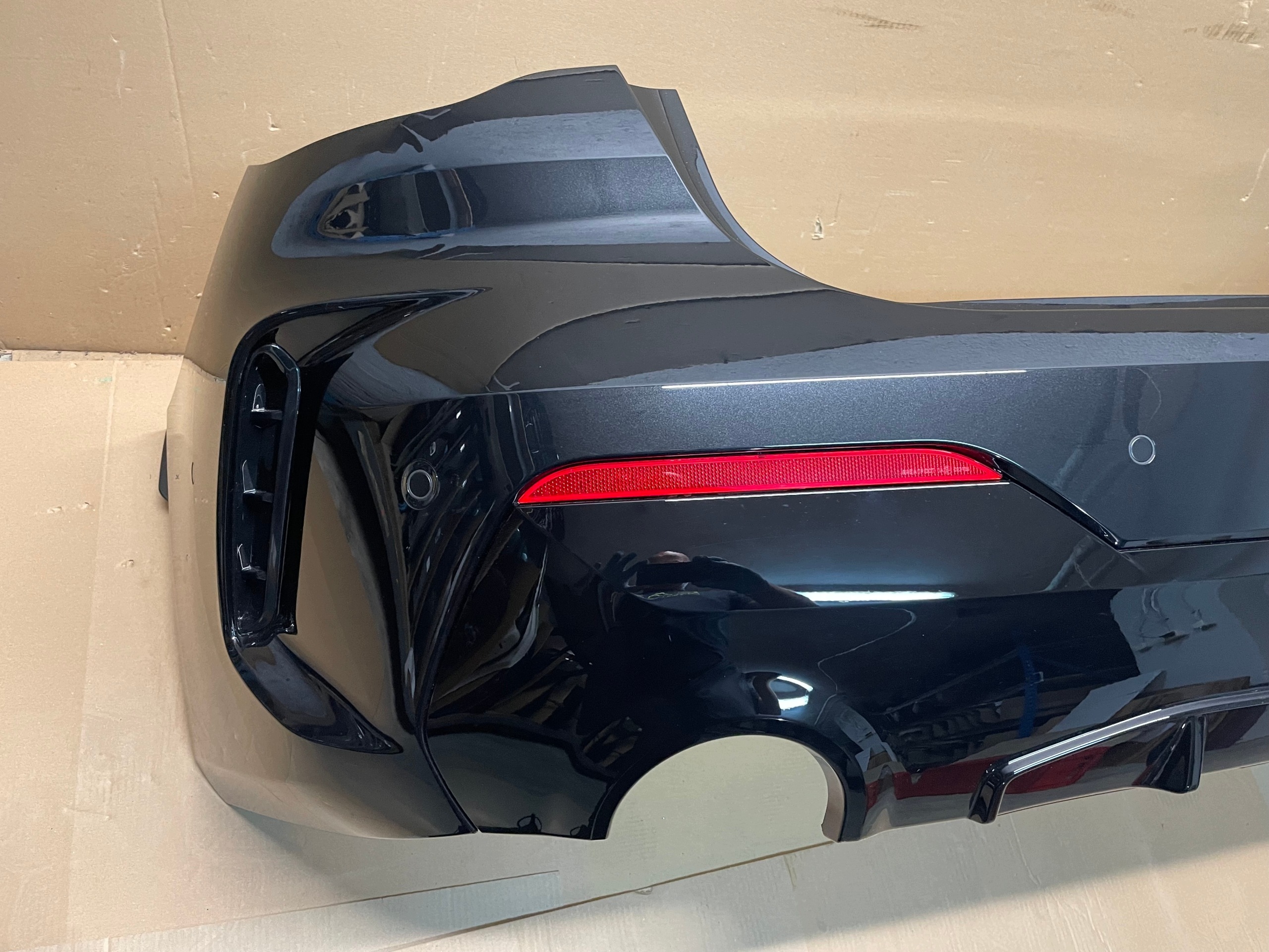bumper rear part 6 X PDC complete BMW 4 G22 G23 m-packet colour 475